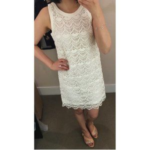 CLEARANCE $98 Ann Taylor Crochet Lace Shift Dress